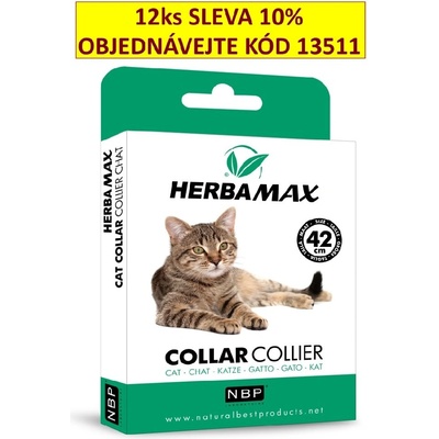 Herba Max Collar Cat repelentní obojek Kočka 42 cm – Hledejceny.cz