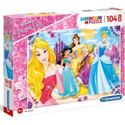 Clementoni Disney princezny MAXI 104 dílků