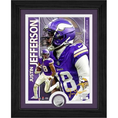 Obraz Minnesota Vikings NFL Justin Jefferson Artist Proof Silver Coin