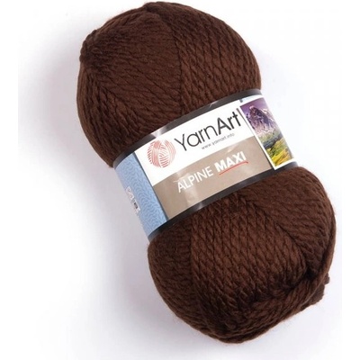 YarnArt Alpine Maxi Alpine Maxi: Alpine Maxi 663 tmavě hnědá