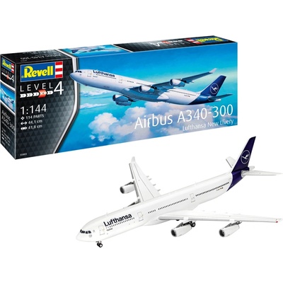 Revell Airbus A340-300 Lufthansa New Livery 1:144