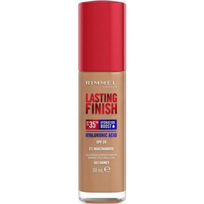 Rimmel London Lasting Finish 35H SPF20 Dlhotrvajúci hydratačný make-up 303 Honey 30 ml