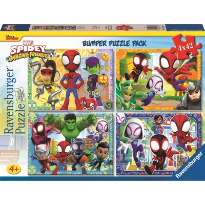 RAVENSBURGER Spidey a jeho úžasní přátelé 4x42 dílků