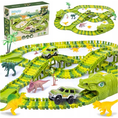 Kinderplay závodní dráha Dinosaur 240ks