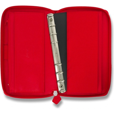 Filofax Saffiano ZIP A6 týdenní 2021 červený