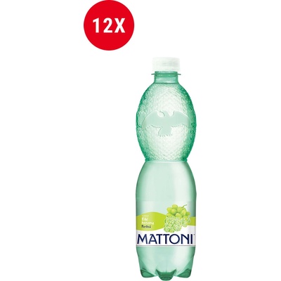 Mattoni perlivá bílé hrozny 12 x 0,5 l