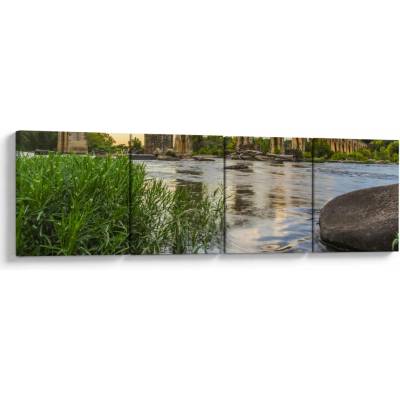 Obraz - Richmondský železničný most, štvordielne 160x40 cm