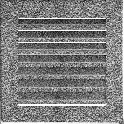 Kratki Mriežka FRESH 170 x 170 mm čierno-strieborná