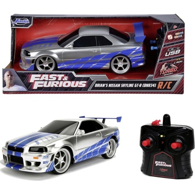 Jada RC Nissan Skyline GT-R z filmu Rychle a zběsile v měřítku 1:16