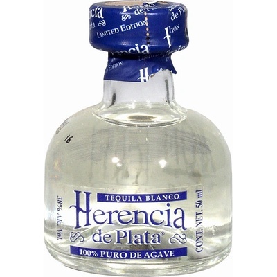 Herencia de Plata blanco 100% puro de agave 38% 0,05 l (holá láhev)