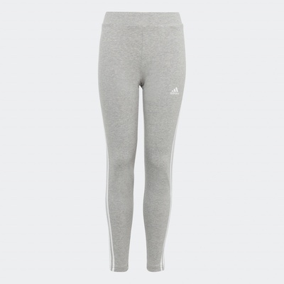adidas Dívčí bavlněné legíny šedé
