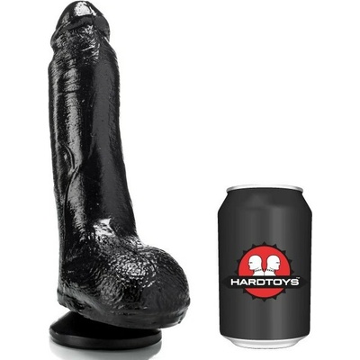 HardToys realistické dildo 18 x 5 cm čierne