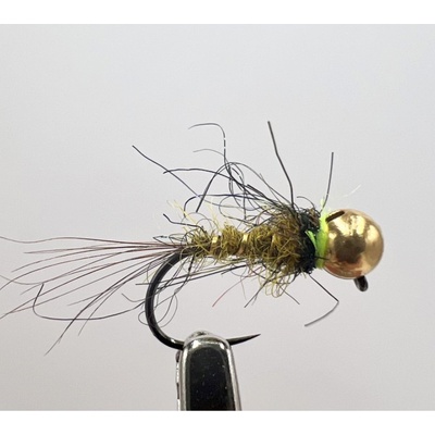 AzFishing Nymfa s Tungstenovou Hlavou Olivka vel 18 2,8mm – Hledejceny.cz
