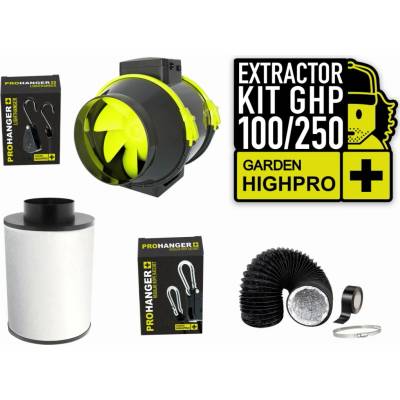 Garden Highpro Ventilační kit 100 mm, 250 m3/h