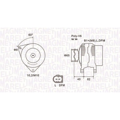 Generátor MAGNETI MARELLI 063731746010