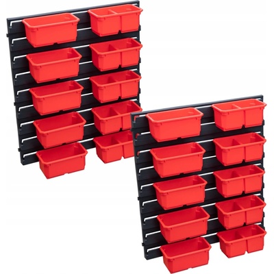 QBRICK SYSTEM ONE M L Organizér PRO 100 200 sada, boxy, pegboard x2