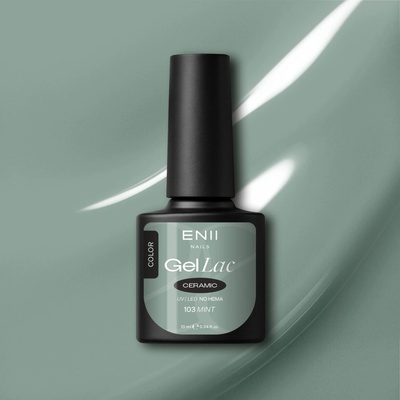 Enii Nails Gel lak Ceramic 103 Mint 10 ml