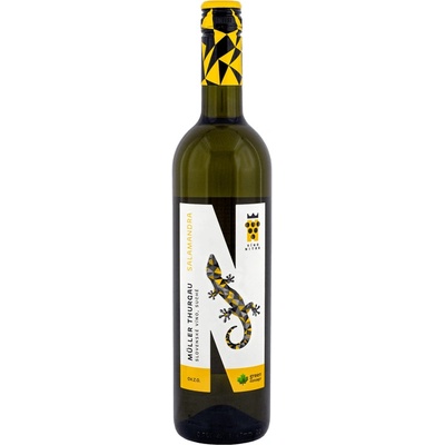 Nitra Salamandra Müller Thurgau Suché 12% 0,75 l (čistá fľaša)