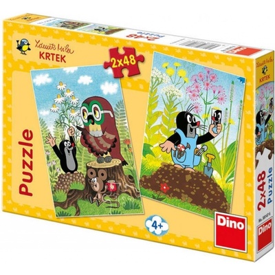 Dino Krtek na Mýtině 2 x 48 dílků