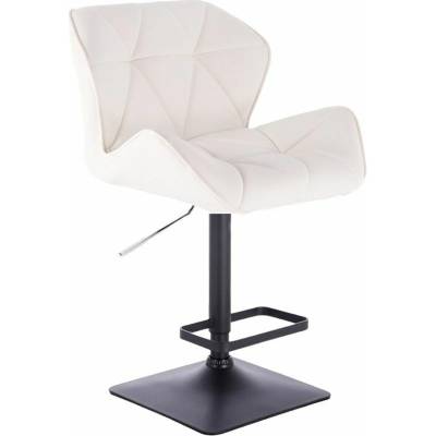 LuxuryForm Design Milano na čiernej hranatej podstave / biela