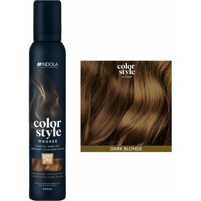 Indola Color Style Mousse dark blonde 200 ml