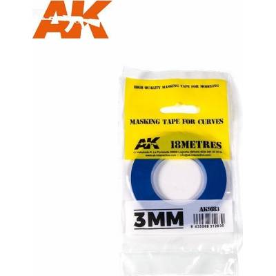 Masking Tape for curves 3mm- Maskovací p