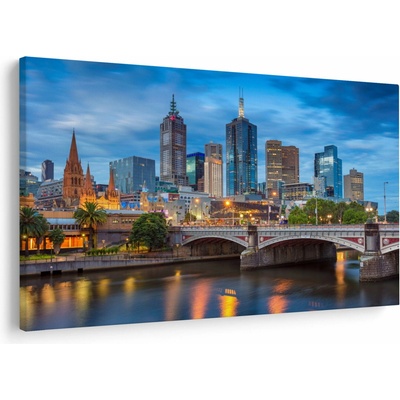 Obraz mesta Melbourne, jednodielne 150x100 cm
