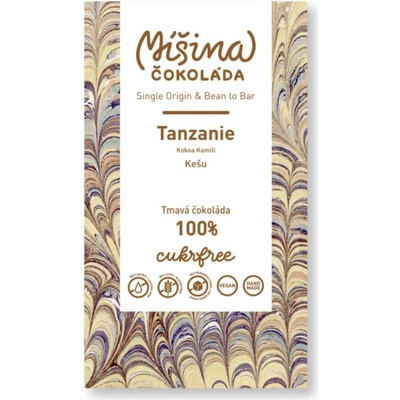 Míšina 100% hořká Tanzanie s kešu 60 g