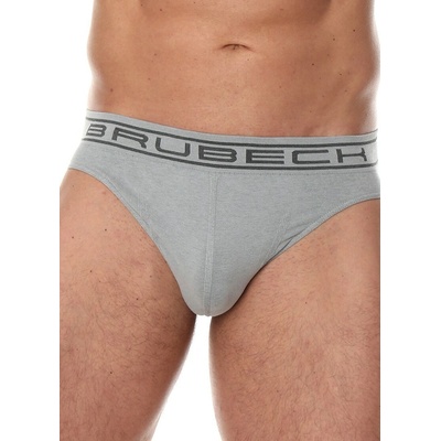 Brubeck slipy BE00290A Cotton šedé světlá – Hledejceny.cz