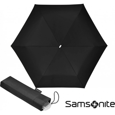 Somsonite Rain Pro Manual Flat deštník černý