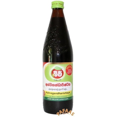 Zdraví ze Srí Lanky Ashwagandarishtaya Ašvaganda sirup 750 ml
