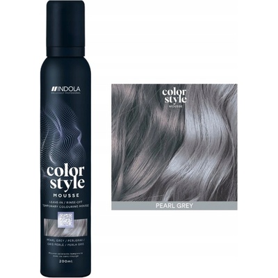Indola Color Style Mousse pearl grey 200 ml