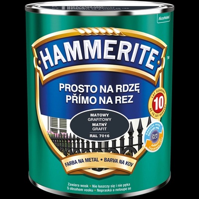 Hammerite 0,7L matný RAL7016 grafitová