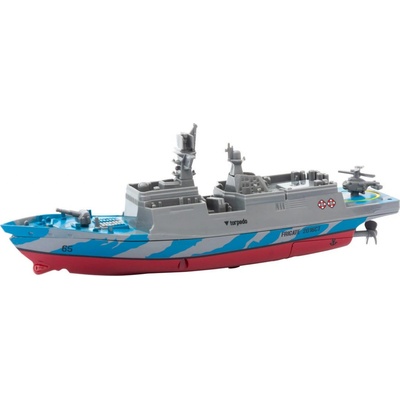 Products & Services GmbH Mini bitevní loď na dálkové ovládání do bazénu i jezera 2,4 GHz INVENTO RTR 1:10