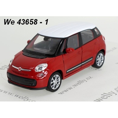 Welly Fiat červená 1:34