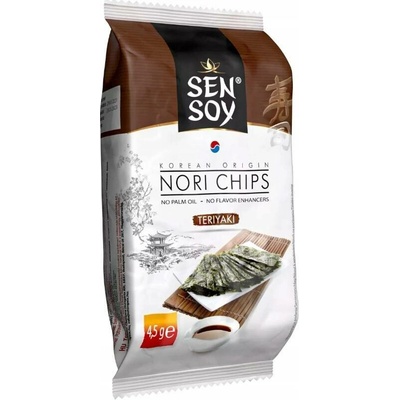 SEN SOY chipsy mořské řasy s příchutí teriyaki 4,5 g