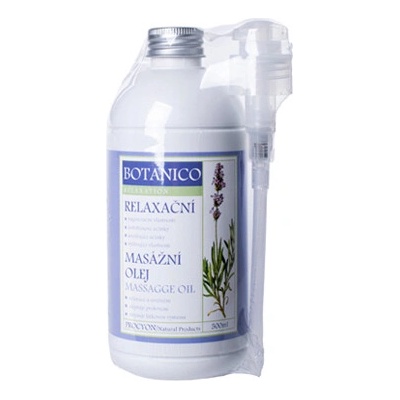 Konopný relaxační masážní olej s levandulí 500ml / BOTANICO – Hledejceny.cz