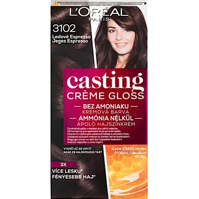 L’Oréal Casting Crème Gloss barva na vlasy 3102 Iced Espresso
