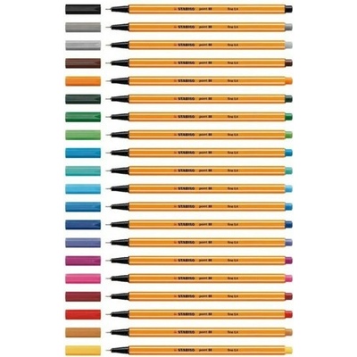 Stabilo Point 88 Twin Pack 20 rôznych farieb