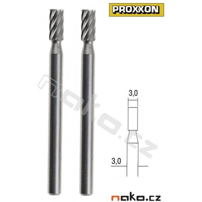 PROXXON PROXXON Válcová fréza 3mm - sada 2ks wolfram 28722