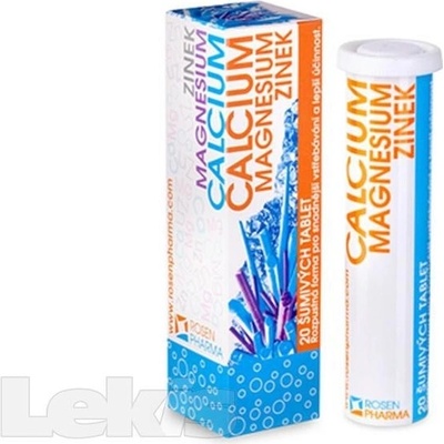 Rosen Calcium Magnesium Zinok tabliet eff.20