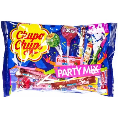 Chupa Chups Party Mix lízátka, tyčinky, bonbony 34 ks 400 g