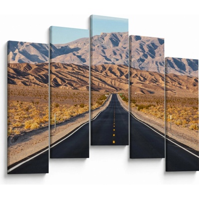 Obraz - Death Valley, Kalifornia, USA, päťdielne 125x90 cm