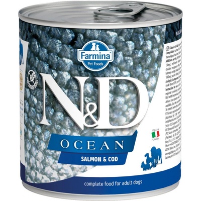 N&D Ocean Dog Adult Salmon & Codfish 285 g