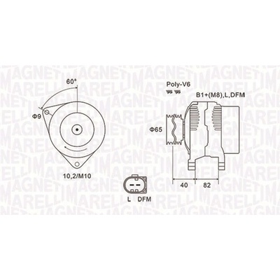 generátor MAGNETI MARELLI 063731746010