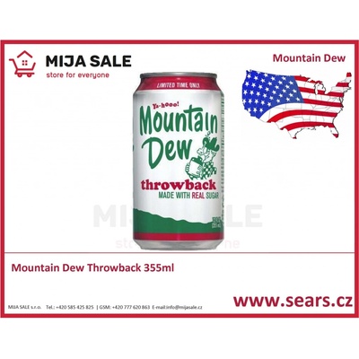 Mountain Dew throwback 355 ml