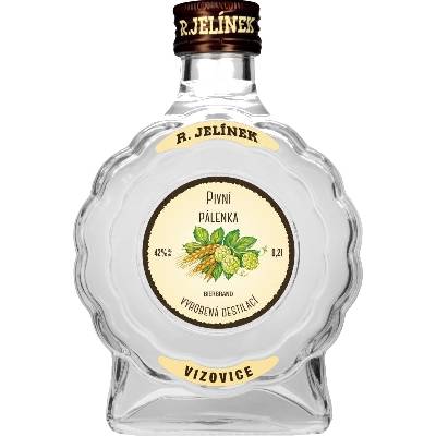 Jelínek Pivná Pálenka 42% 0,20 l (čístá fľaša)