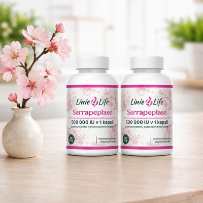 Linie4Life Balíček 2 x Linie4Life Serrapeptase 500 000 IU