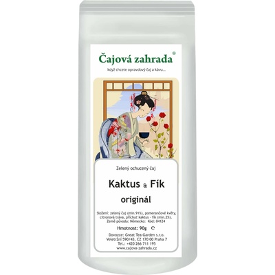 Čajová zahrada Kaktus & Fík zelený ochucený čaj 1 kg