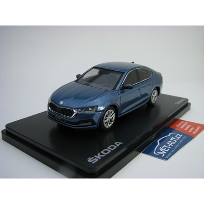 Abrex Model Škoda Octavia IV 2020 Modrá Titan Metalíza 1:43